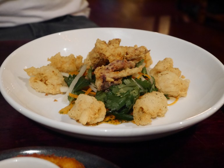 Deep Fried Squid at The White Lion
