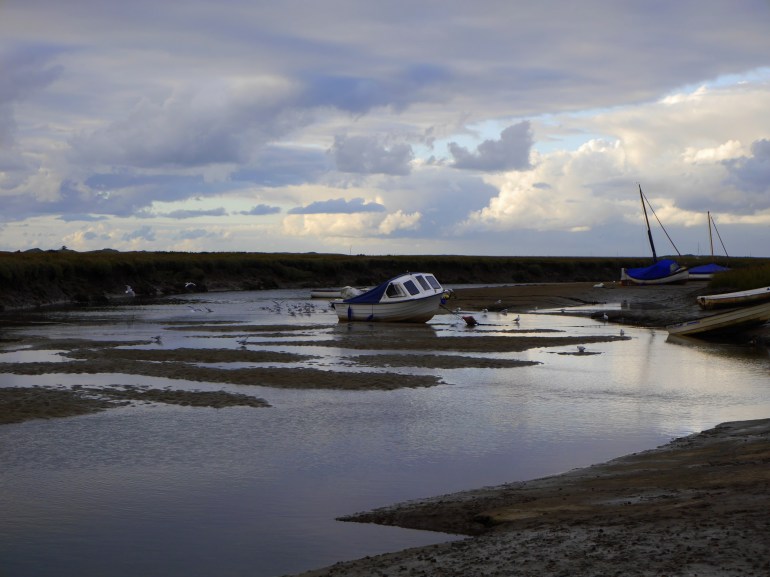 Boat in Blakeney Quay