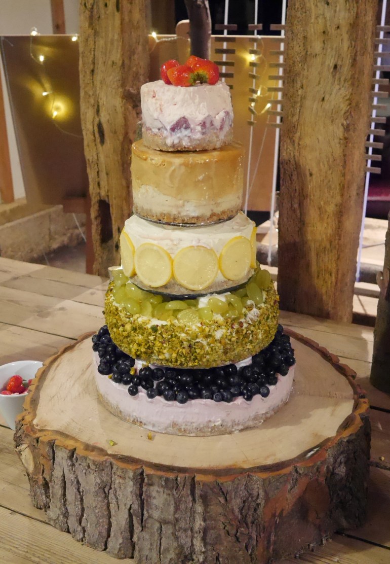 Naked Wedding Cake