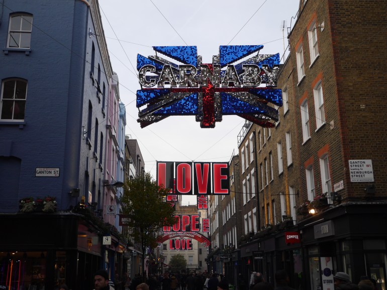 Carnaby Street at Christmas