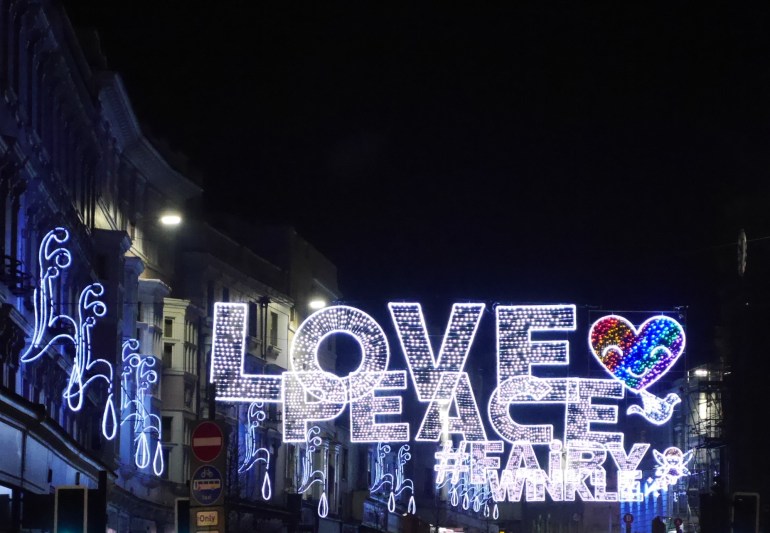 Brighton High Street at Christmas