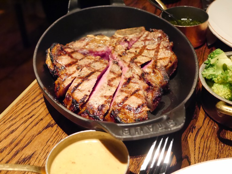 Porterhouse Steak at Coal Shed Brighton