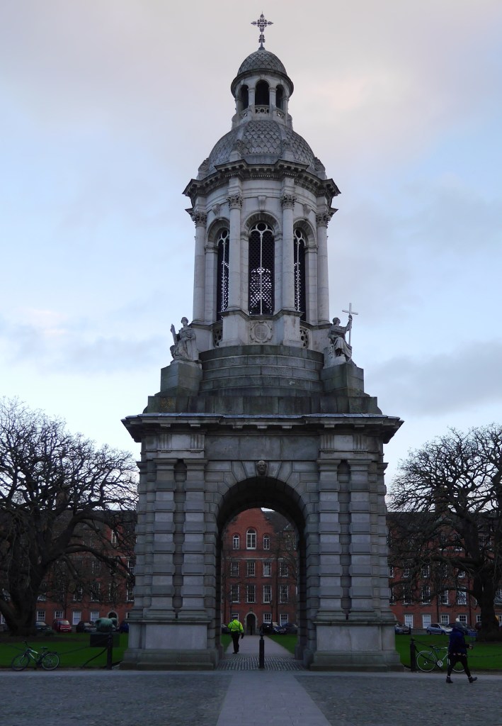 Trinity College at Sunset