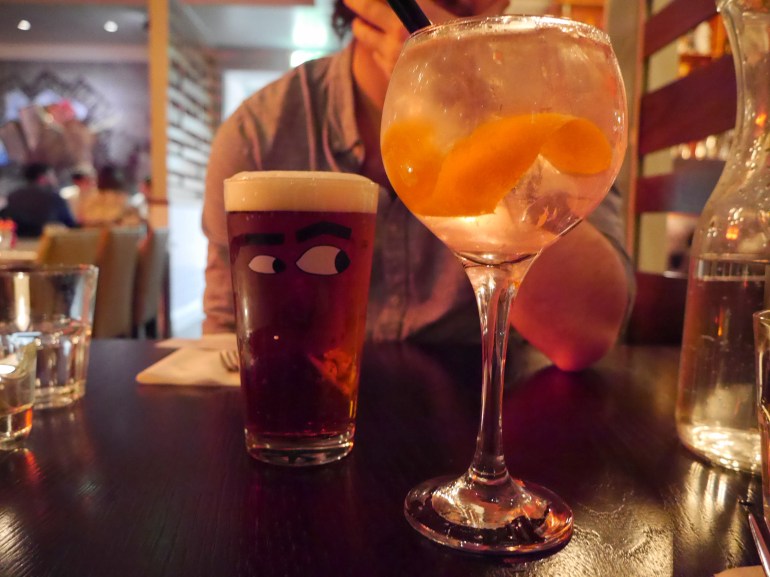 Drinks at Beef&Lobster