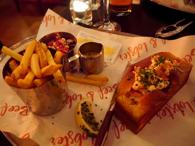 Lobster Roll at Beef&Lobster Dublin