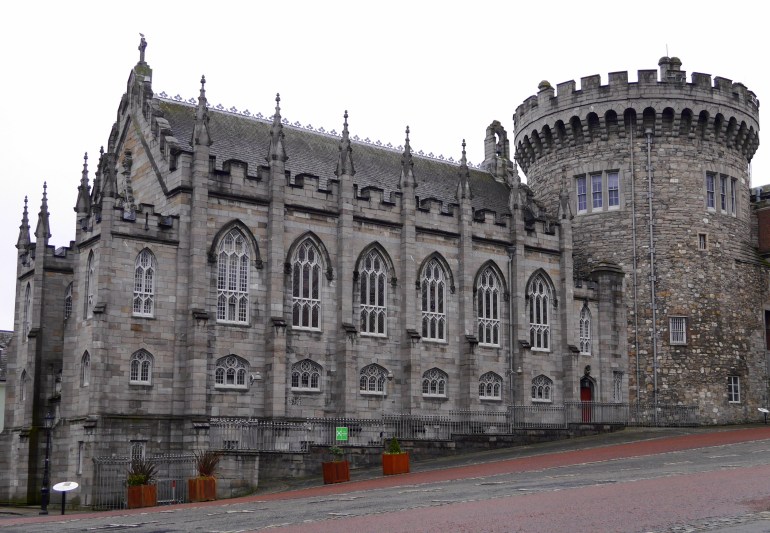Dublin Castle in January