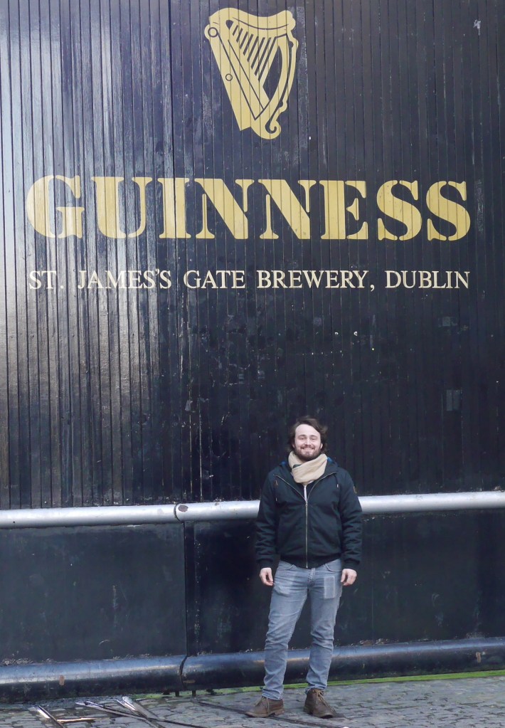 Bloggers Boyfriend at Guinness tour