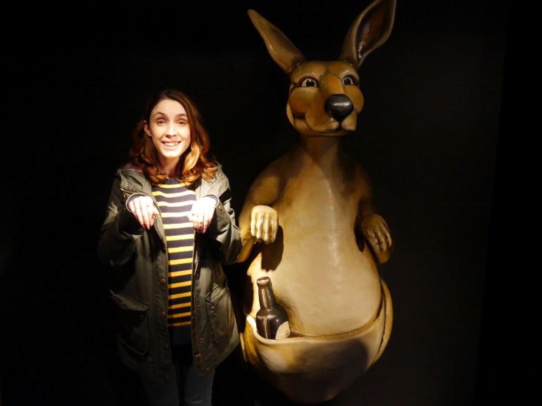 Blogger at Guinness Storehouse Advertising Room
