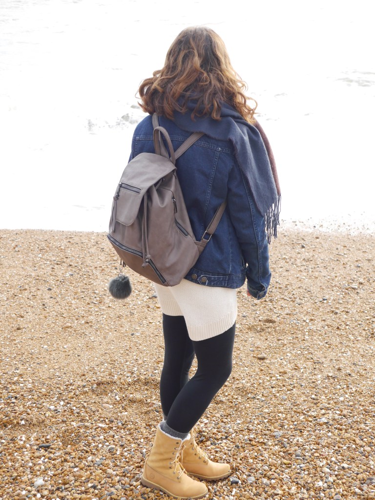 Blogger on Brighton Beach