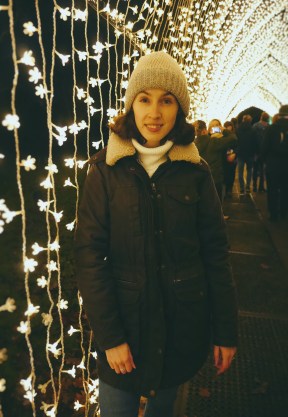 Blogger at Christmas at Kew 2019