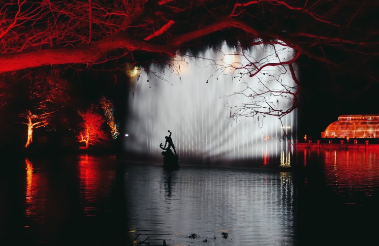 Christmas at Kew Light Show