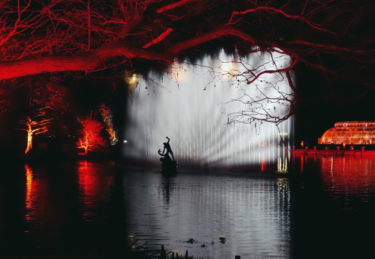 Christmas at Kew Light Show